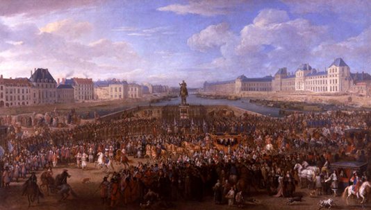 Louis XIV entering Paris; Wikimedia commons