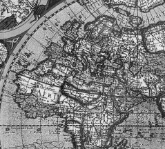 17th century world map; © iStock photos