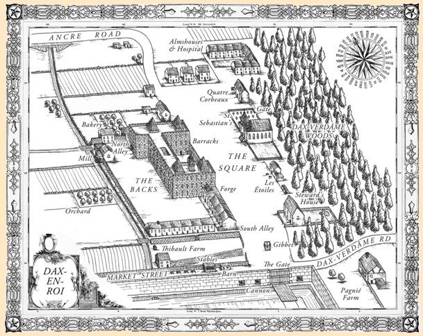 Map of Dax, Stuart James