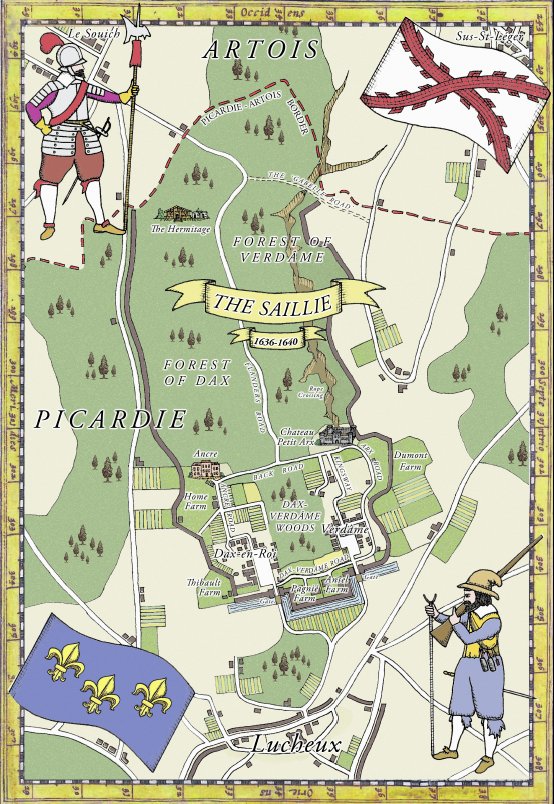 Map of the Saillie, Stuart James