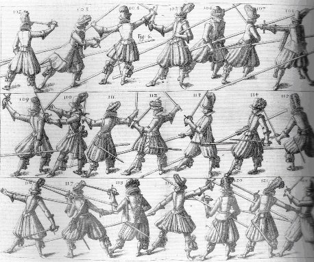 Wallhausen's 1617 study of pike and sword